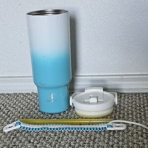 Meoky 40 oz Tumbler with Handle and Straw